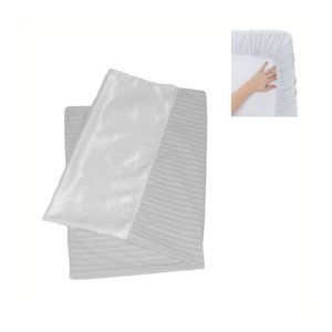 wendylett 2way satin slide fitted base sheet for double bed